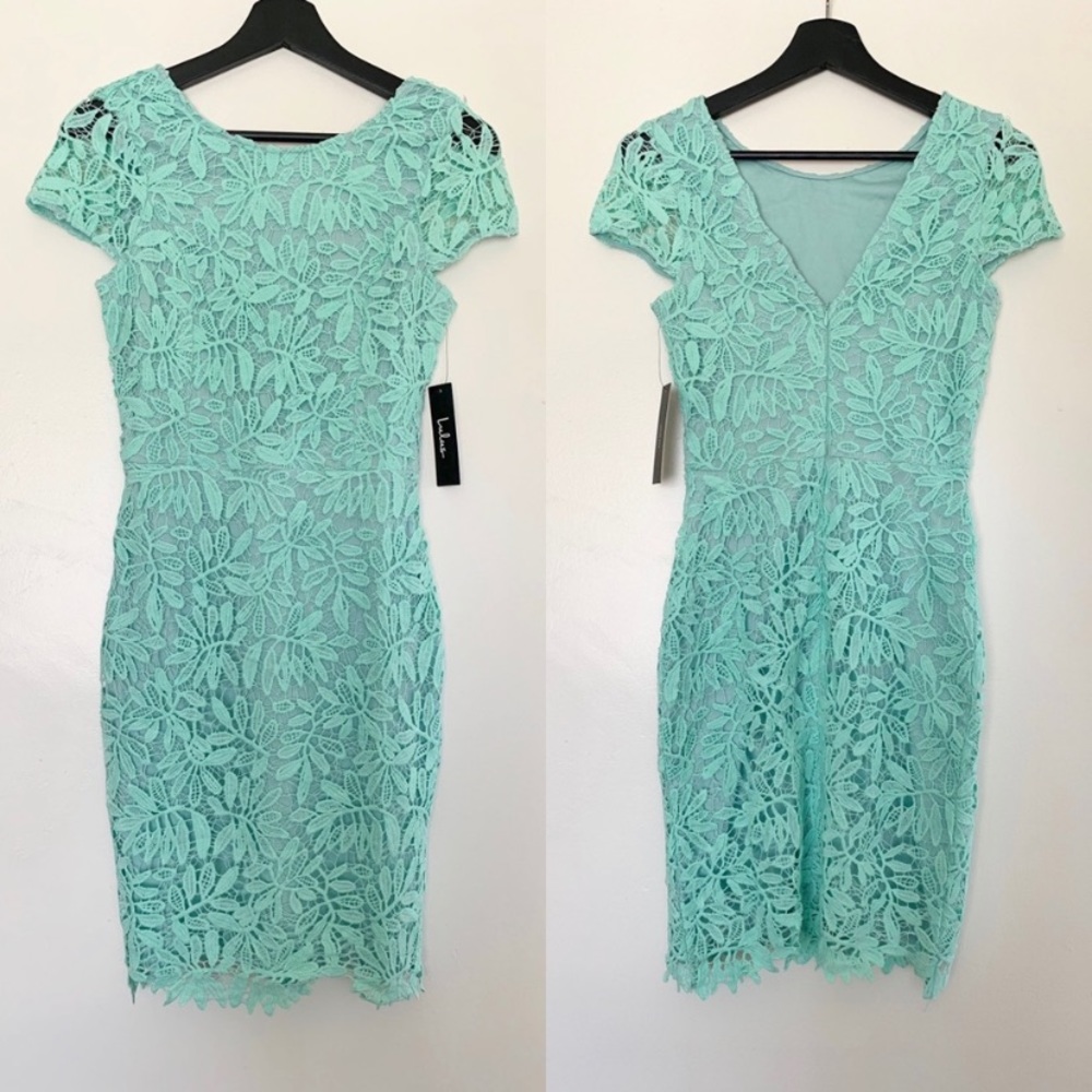 Mint green dress